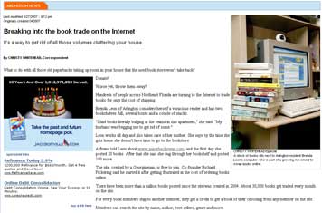 The Florida Times-Union : Breaking Into The Book Trade On The Internet The Florida Times-Union : Breaking Into The Book Trade On The Internet