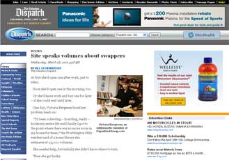 The Columbus Dispatch : Site Speaks Volumes About Swappers The Columbus Dispatch : Site Speaks Volumes About Swappers