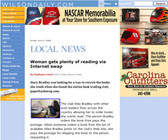 Wilson Daily : Woman Gets Plenty Of Reading Via Internet Swap