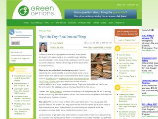 Green Options : Tip O' The Day: Read 'em And Weep Green Options : Tip O' The Day: Read 'em And Weep