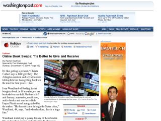 The Washington Post : Online Book Swaps: 'Tis Better To Give And Receive The Washington Post : Online Book Swaps: 'Tis Better To Give And Receive
