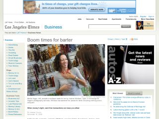 Los Angeles Times : Boom Times For Barter Los Angeles Times : Boom Times For Barter